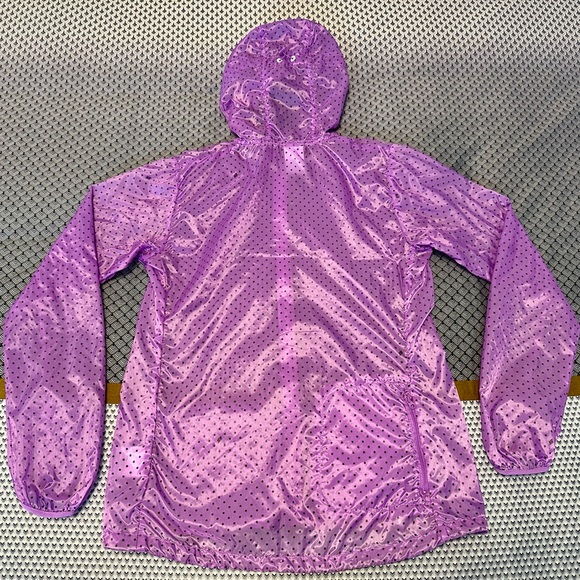 Nike Women’s Packable Running Purple Polka Dot Shell Size M - Picture 5 of 15